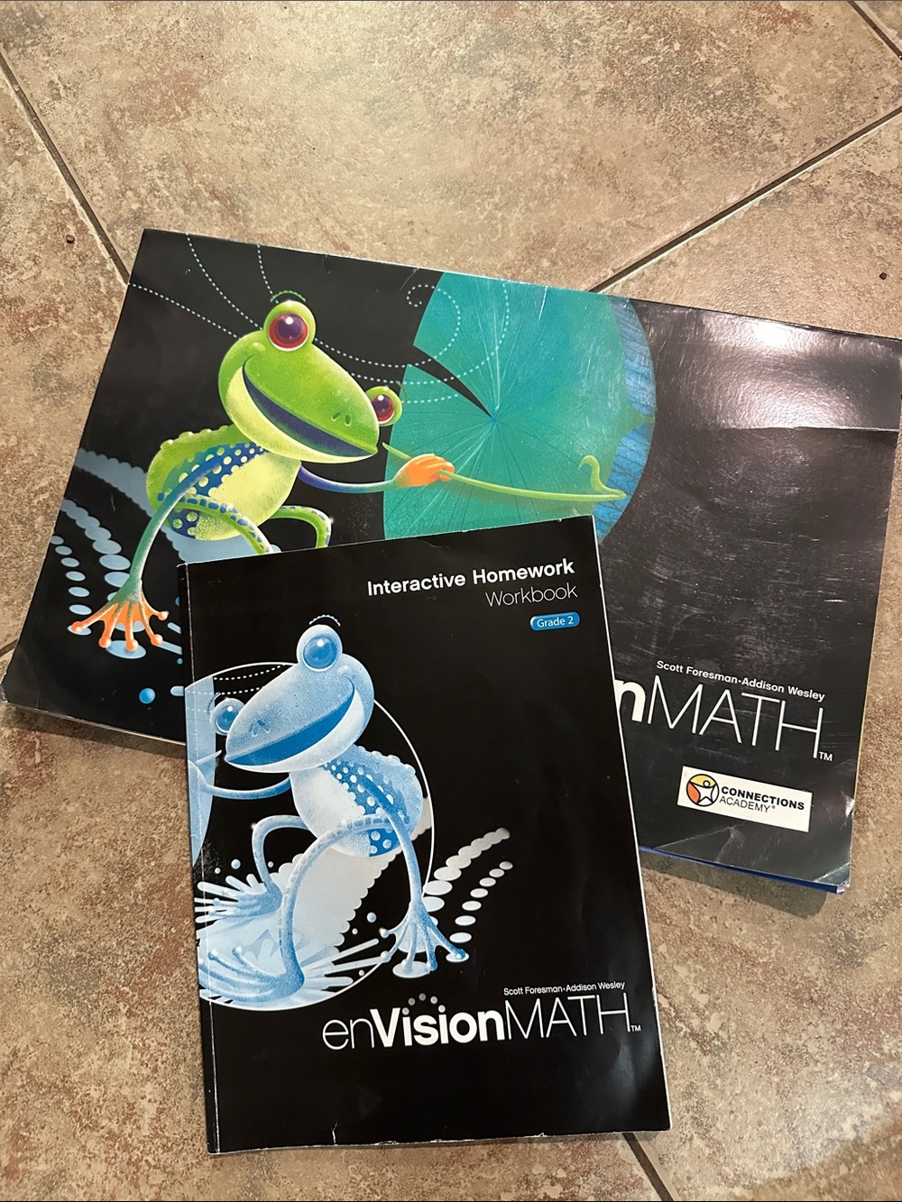 enVisionMATH Grade 2 Homeschool Math Curriculum Workbook + Bonus Practice Book